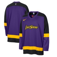Игровая джерси Los Angeles Lakers Nike 2024/25 City Edition Courtside Heavyweight Hockey - Purple