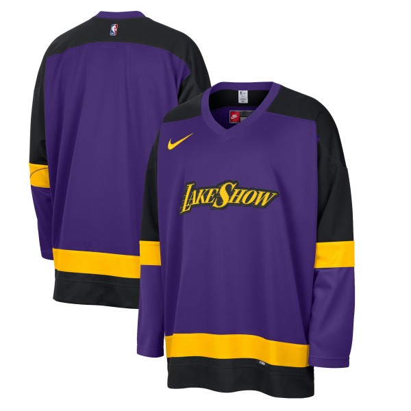 Игровая джерси Los Angeles Lakers Nike 2024/25 City Edition Courtside Heavyweight Hockey - Purple