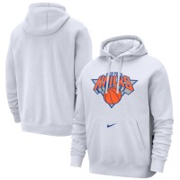 Толстовка New York Knicks Nike 2024/25 City Edition Essential Club - White