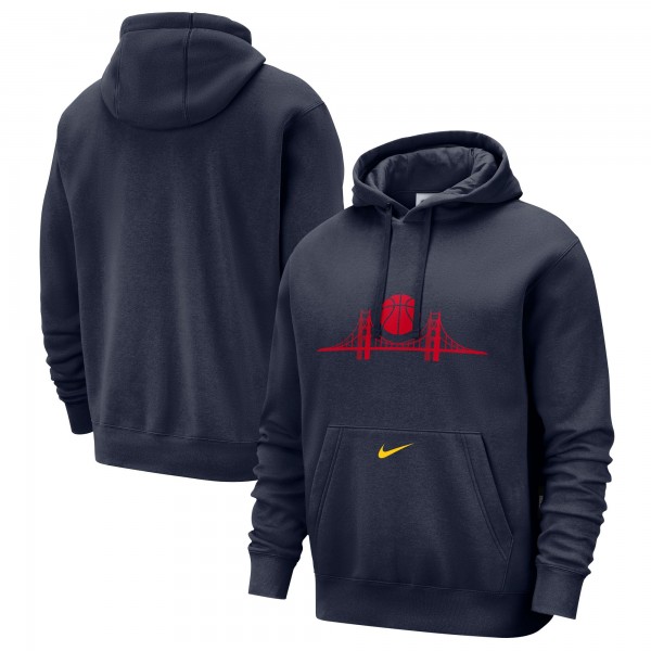 Толстовка Golden State Warriors Nike 2024/25 City Edition Essential Club - Navy