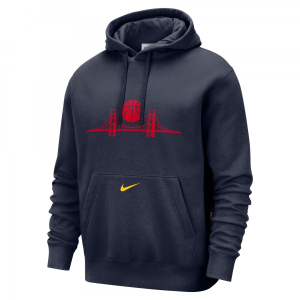 Толстовка Golden State Warriors Nike 2024/25 City Edition Essential Club - Navy