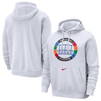 Толстовка Philadelphia 76ers Nike 2024/25 City Edition Essential Club - White