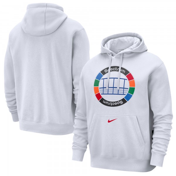 Толстовка Philadelphia 76ers Nike 2024/25 City Edition Essential Club - White
