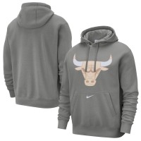 Толстовка Chicago Bulls Nike 2024/25 City Edition Essential Club - Steel