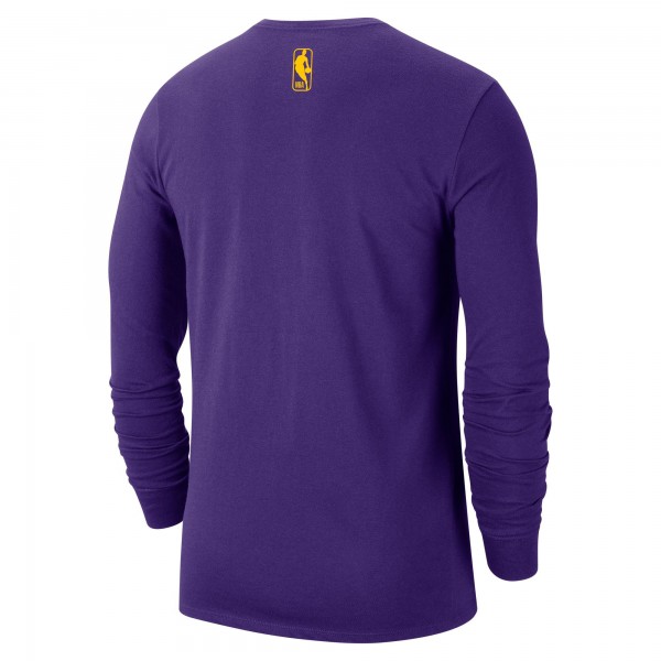 Футболка с длинным рукавом Los Angeles Lakers Nike 2024/25 City Edition Essential Logo - Purple