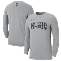 Футболка с длинным рукавом Orlando Magic Nike 2024/25 City Edition Essential Logo - Silver