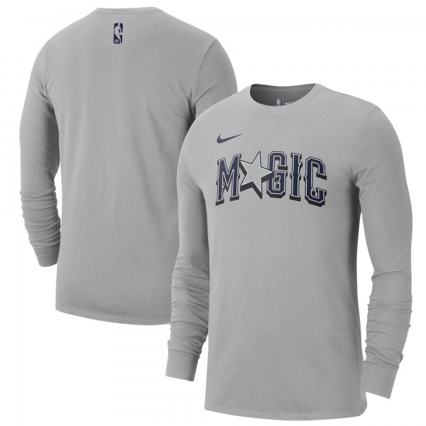 Футболка с длинным рукавом Orlando Magic Nike 2024/25 City Edition Essential Logo - Silver