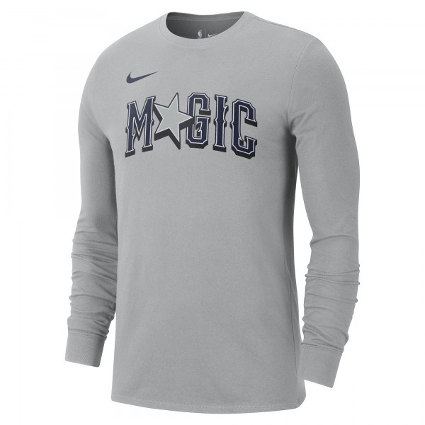 Футболка с длинным рукавом Orlando Magic Nike 2024/25 City Edition Essential Logo - Silver