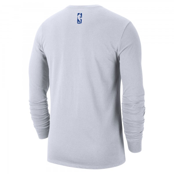 Футболка с длинным рукавом Philadelphia 76ers Nike 2024/25 City Edition Essential Logo - White