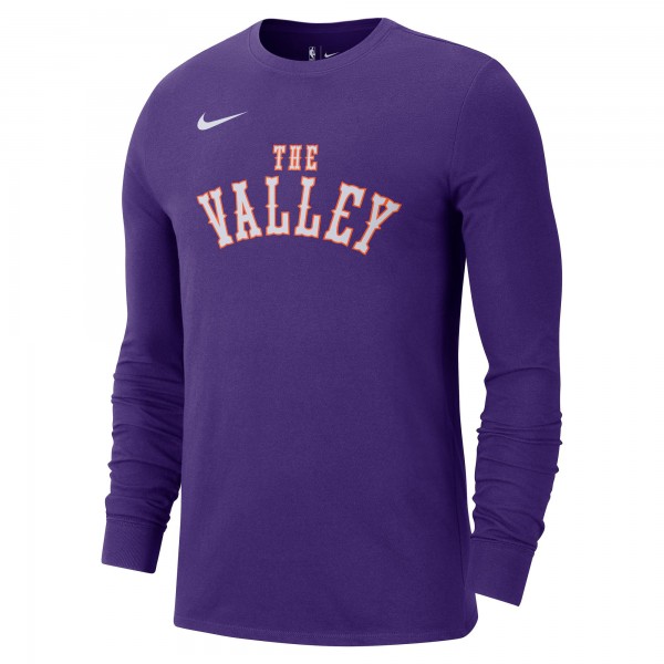 Футболка с длинным рукавом Phoenix Suns Nike 2024/25 City Edition Essential Logo - Purple