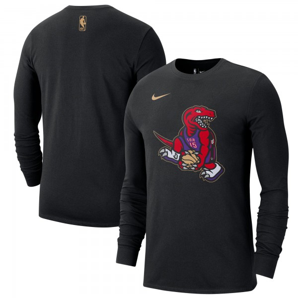 Футболка с длинным рукавом Toronto Raptors Nike 2024/25 City Edition Essential Logo - Black