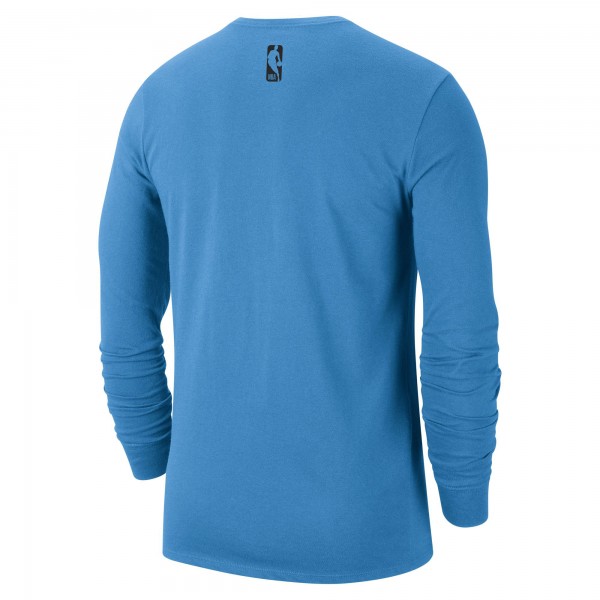 Футболка с длинным рукавом LA Clippers Nike 2024/25 City Edition Essential Logo - Blue