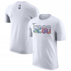 Футболка Denver Nuggets Nike 2024/25 City Edition Essential Logo - White