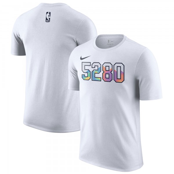 Футболка Denver Nuggets Nike 2024/25 City Edition Essential Logo - White