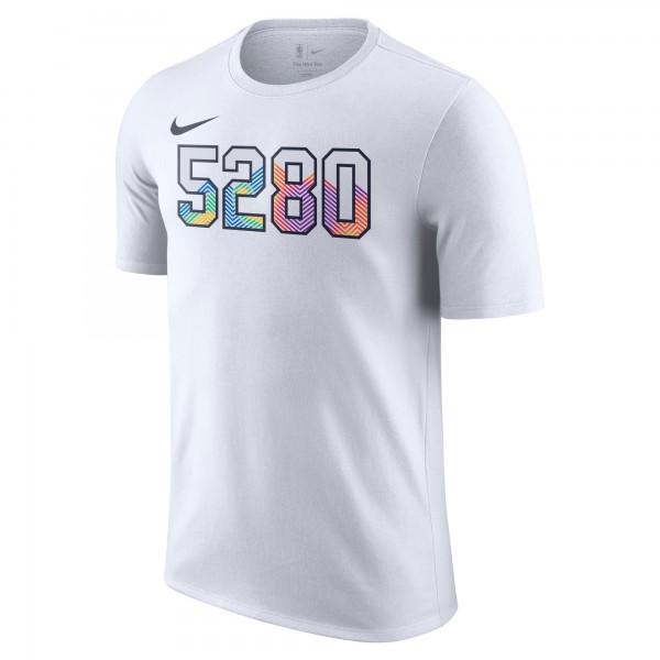 Футболка Denver Nuggets Nike 2024/25 City Edition Essential Logo - White