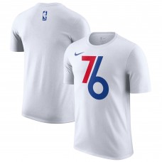 Футболка Philadelphia 76ers Nike 2024/25 City Edition Essential Logo - White