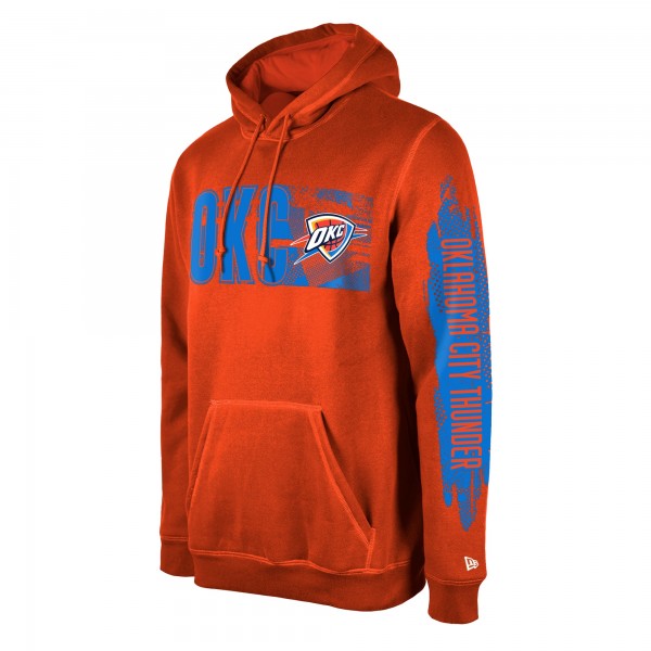 Толстовка Oklahoma City Thunder New Era Orange Tip-Off Collection