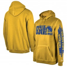 Golden State Warriors New Era Gold Tip-Off Collection Pullover Hoodie