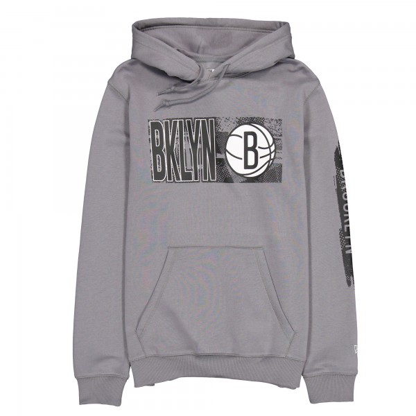 Толстовка Brooklyn Nets New Era Tip-Off Collection - Charcoal