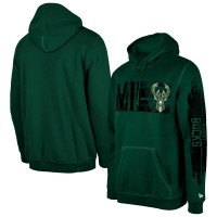 Толстовка Milwaukee Bucks New Era Tip-Off Collection - Hunter Green