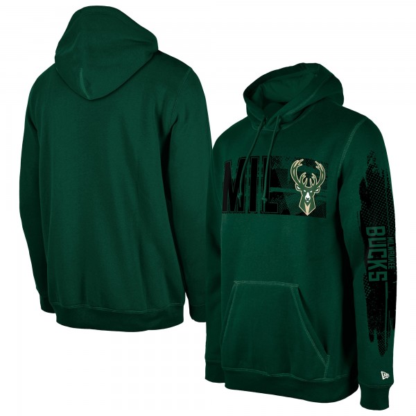 Толстовка Milwaukee Bucks New Era Tip-Off Collection - Hunter Green