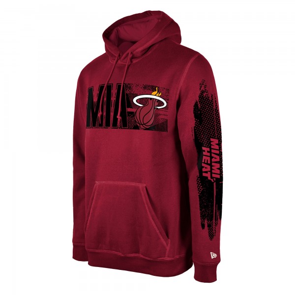 Толстовка Miami Heat New Era Red Tip-Off Collection