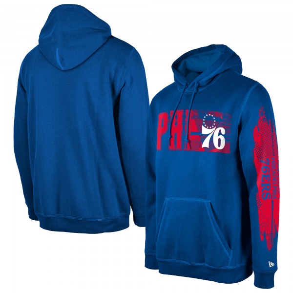 Philadelphia 76ers New Era Royal Tip-Off Collection Pullover Hoodie