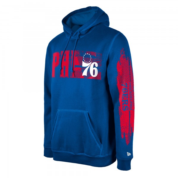 Philadelphia 76ers New Era Royal Tip-Off Collection Pullover Hoodie