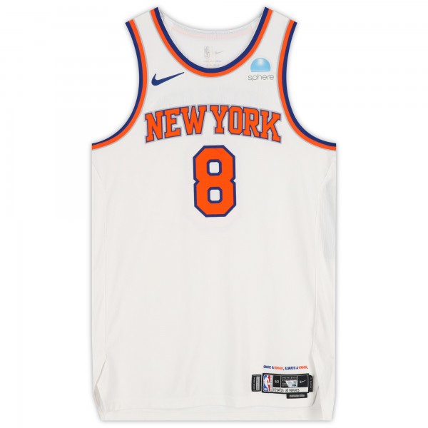 DaQuan Jeffries New York Knicks Fanatics Authentic Game-Used #8 White Nike Jersey vs. Minnesota Timberwolves on November 20, 2023 - Size 50+4