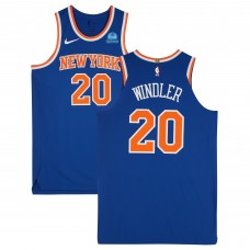 Dylan Windler New York Knicks Fanatics Authentic Game-Used #20 Blue Nike Jersey vs. New Orleans Pelicans on October 28, 2023 - Size 50+4