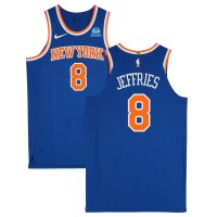 DaQuan Jeffries New York Knicks Fanatics Authentic Game-Used #8 Blue Nike Jersey vs. New Orleans Pelicans on October 28, 2023 - Size 50+4