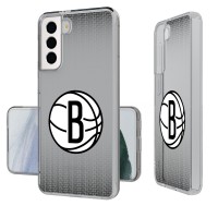 Brooklyn Nets Linen Logo Galaxy Clear Case