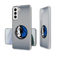Dallas Mavericks Linen Logo Galaxy Clear Case