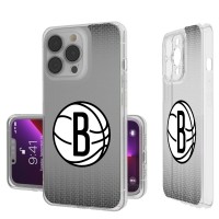 Brooklyn Nets Linen Logo iPhone Clear Case