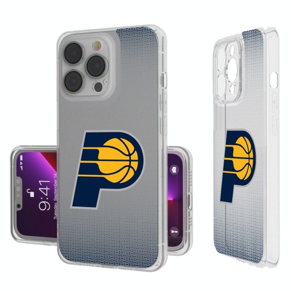 Indiana Pacers Linen Logo iPhone Clear Case