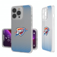 Oklahoma City Thunder Linen Logo iPhone Clear Case