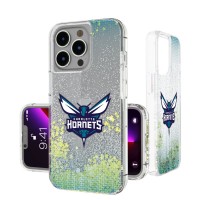 Charlotte Hornets Linen Logo iPhone Glitter Case