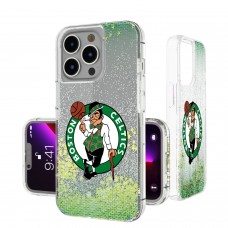 Boston Celtics Linen Logo iPhone Glitter Case