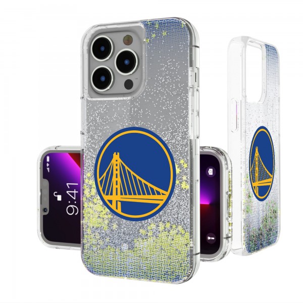 Golden State Warriors Linen Logo iPhone Glitter Case