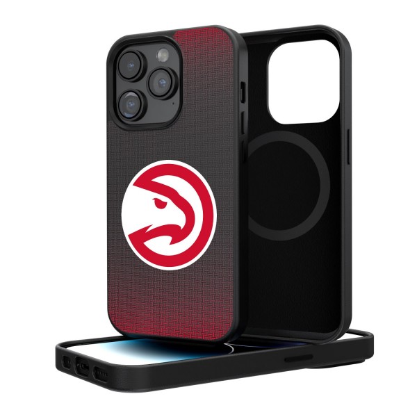 Atlanta Hawks Linen Logo iPhone Magnetic Bump Case