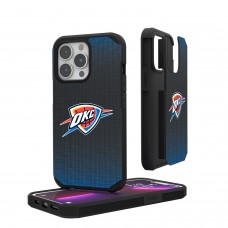 Oklahoma City Thunder Linen Logo iPhone Rugged Case