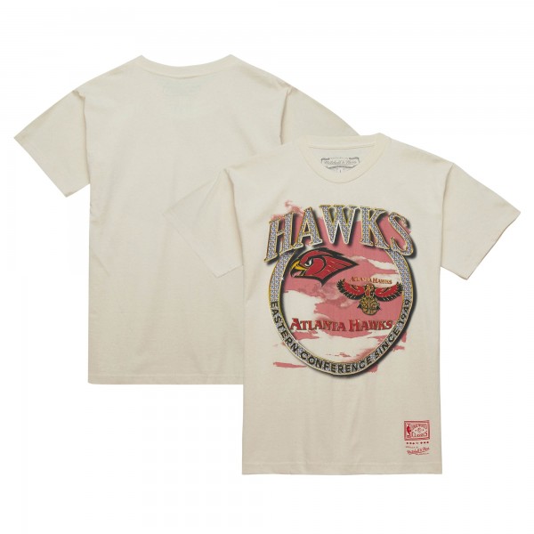 Футболка Atlanta Hawks Mitchell & Ness Hardwood Classics Vintage Soul Crown Jewels - Tan