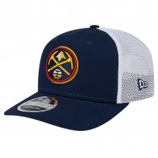 Бейсболка Denver Nuggets New Era Navy/White Trucker 9SEVENTY