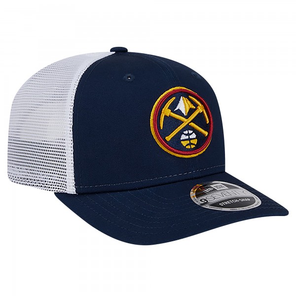 Бейсболка Denver Nuggets New Era Navy/White Trucker 9SEVENTY