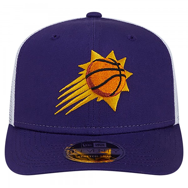 Бейсболка Phoenix Suns New Era Purple/White Trucker 9SEVENTY