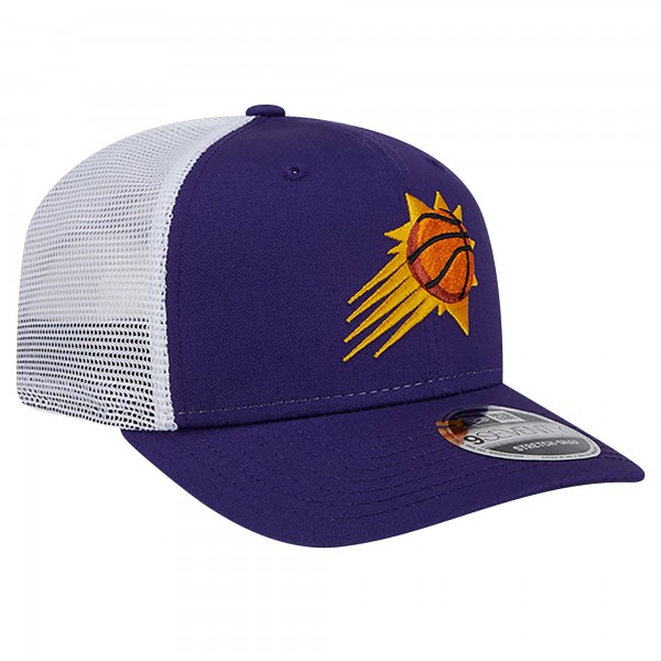 Бейсболка Phoenix Suns New Era Purple/White Trucker 9SEVENTY