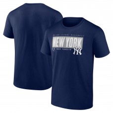 New York Yankees Navy Blocked Out T-Shirt
