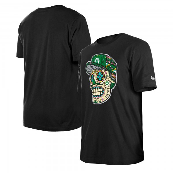 Футболка Boston Celtics New Era Unisex Sugar Skull - Black