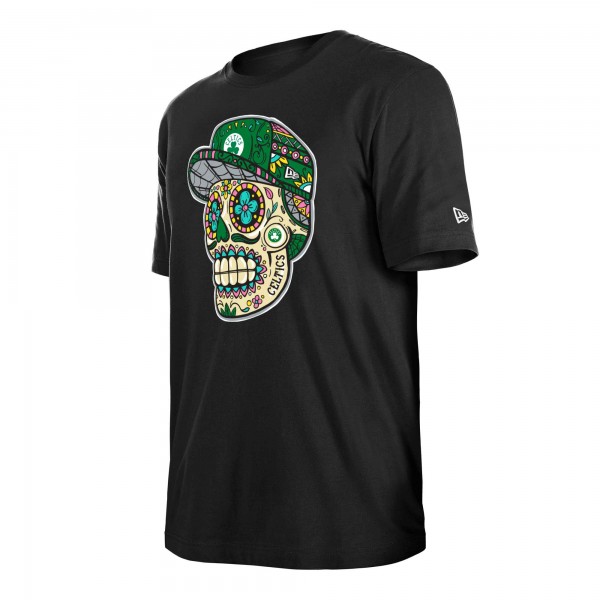 Футболка Boston Celtics New Era Unisex Sugar Skull - Black