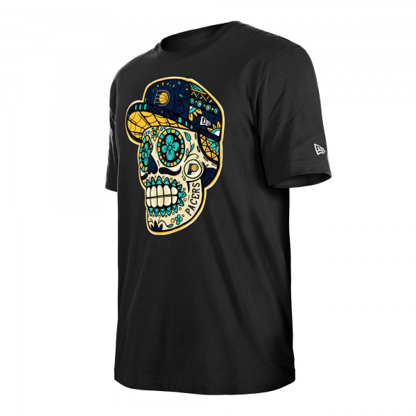 Футболка Indiana Pacers New Era Unisex Sugar Skull - Black
